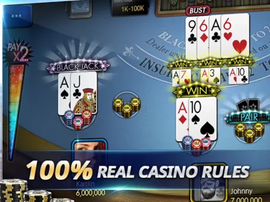 Blackjack - World Tournament android App screenshot 4